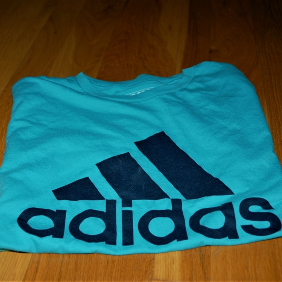 Men's (Medium) Teal Adidas shirt - Picture 1 of 4